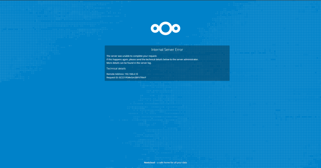 Nextcloud_Error